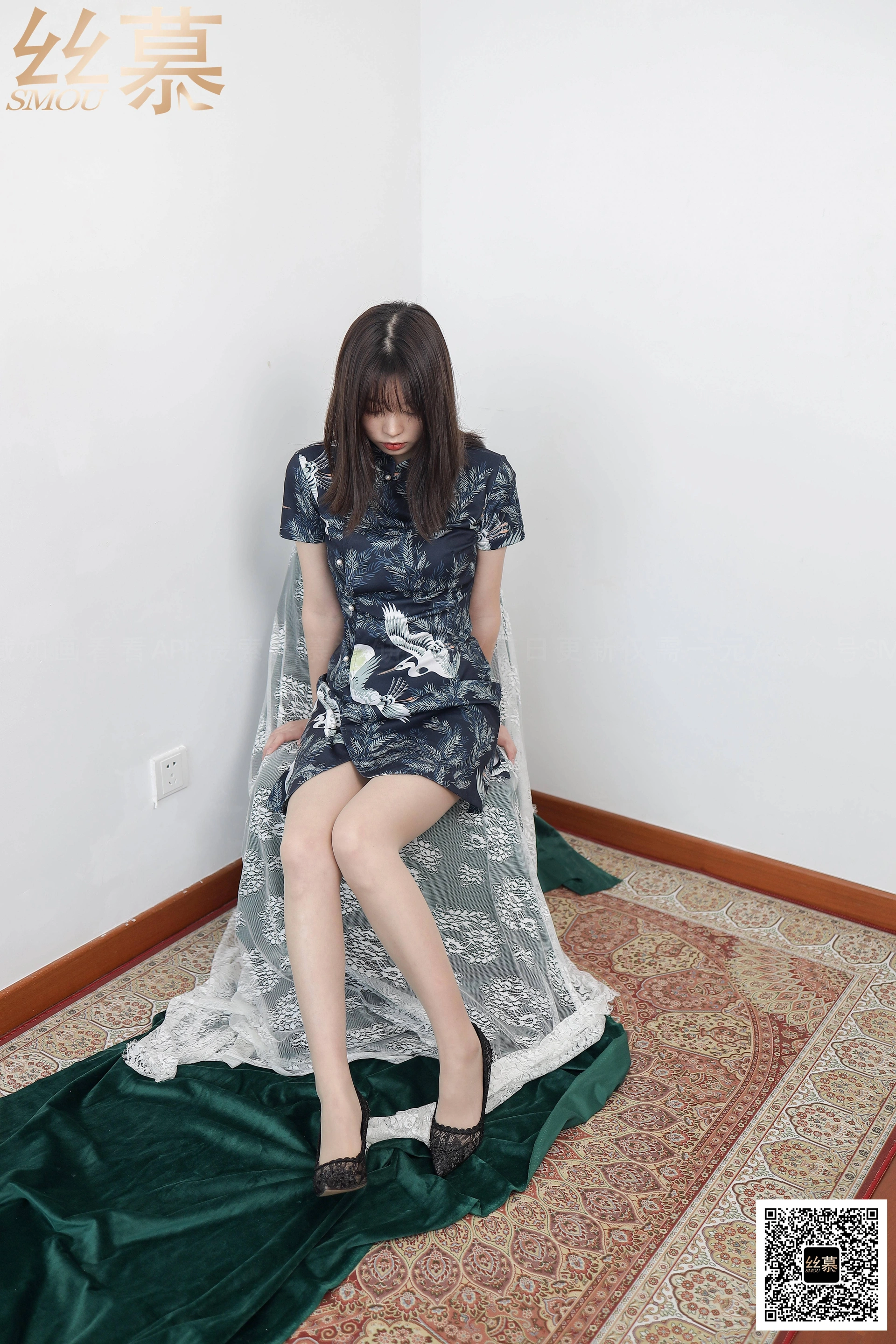 丝慕写真 - [丝慕GIRL]特写集 TX079 新模《旗袍丝艺》 3